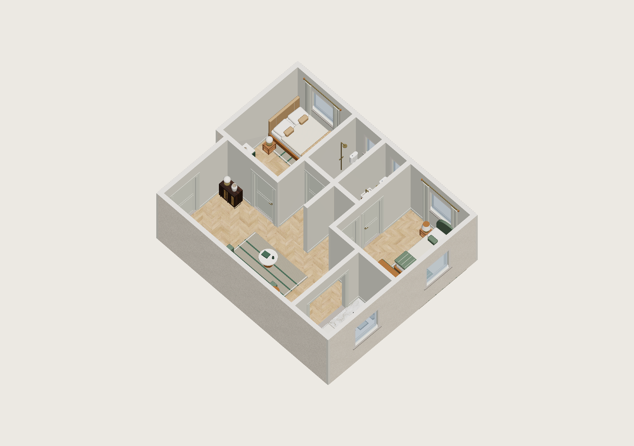 Toda la vivienda · Con muebles