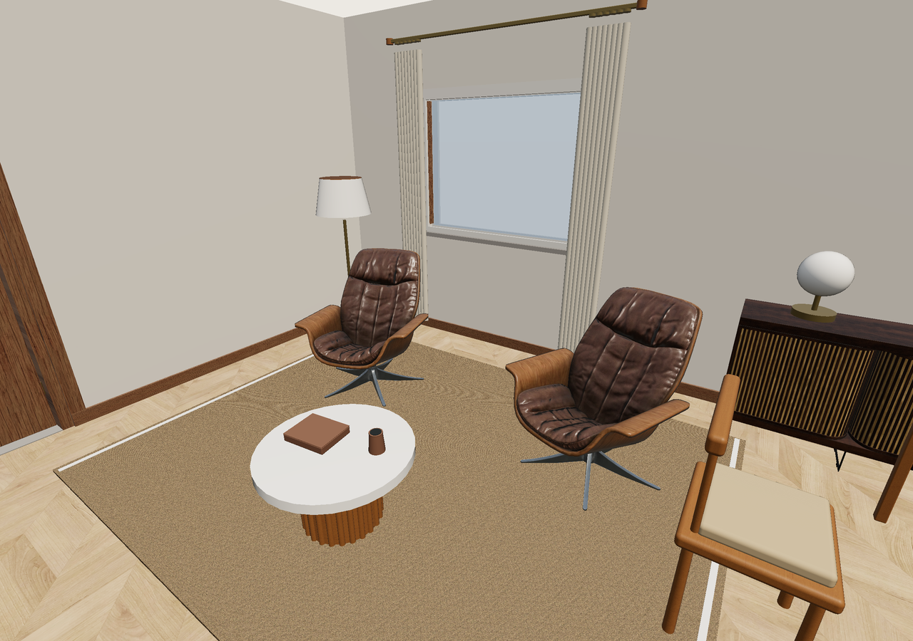 Room 2 (furnished) · Con muebles