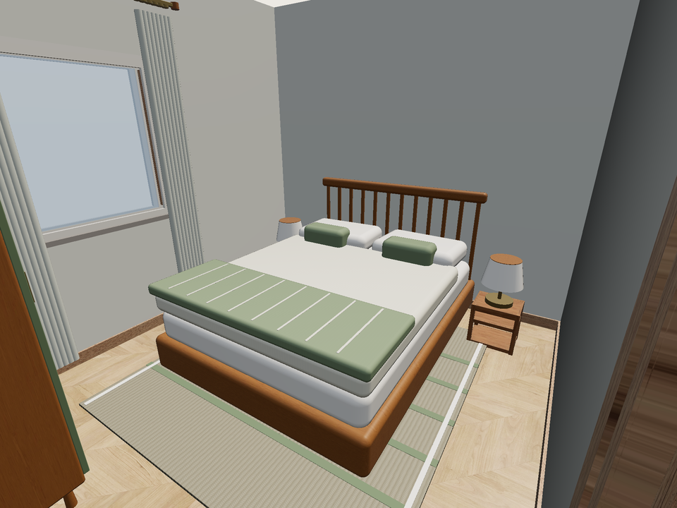 Room 2 (furnished) · Con muebles