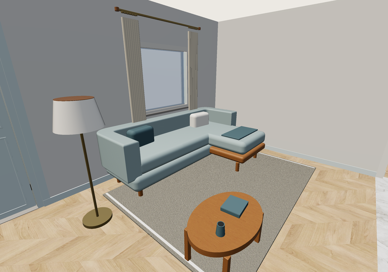 Room 4 (furnished) · Con muebles