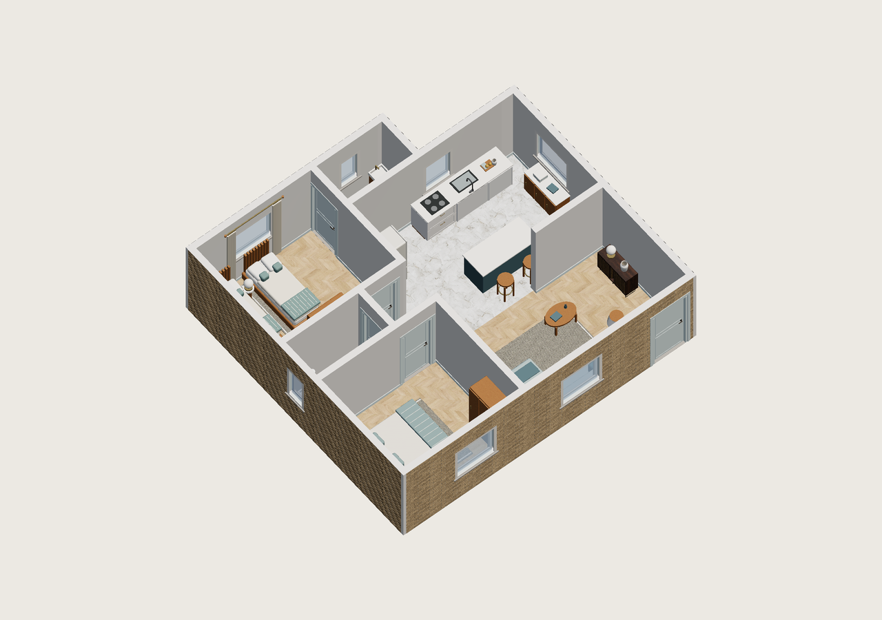 Toda la vivienda · Con muebles