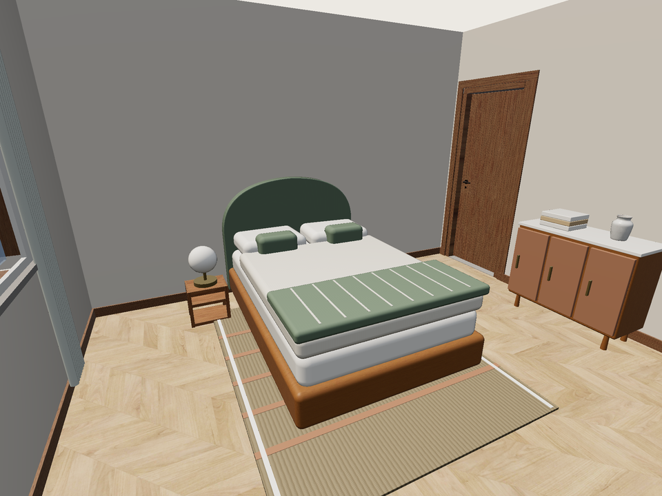 Room 1 (furnished) · Con muebles