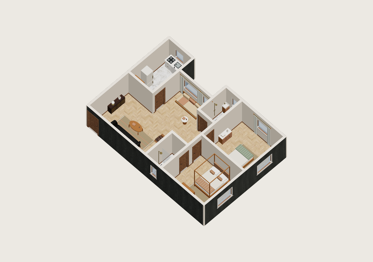 Toda la vivienda · Con muebles