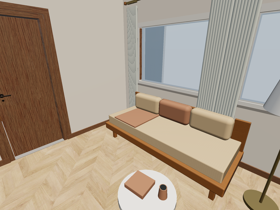 Room 2 (furnished) · Con muebles
