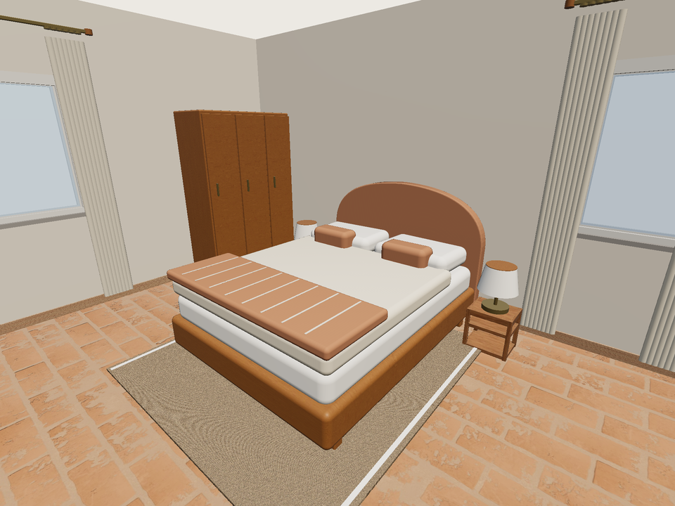 Room 3 (furnished) · Con muebles