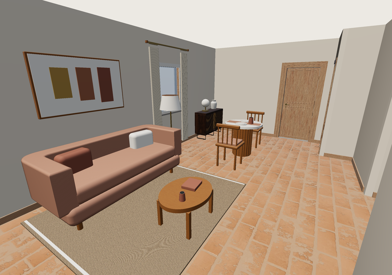 Room 2 (furnished) · Con muebles