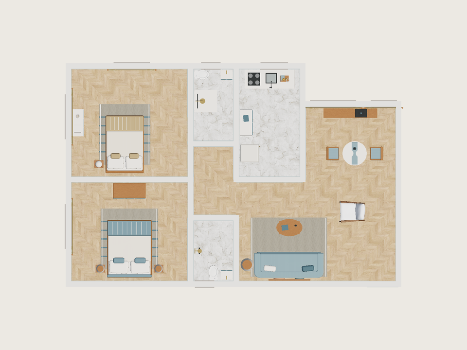 Plano · Con muebles