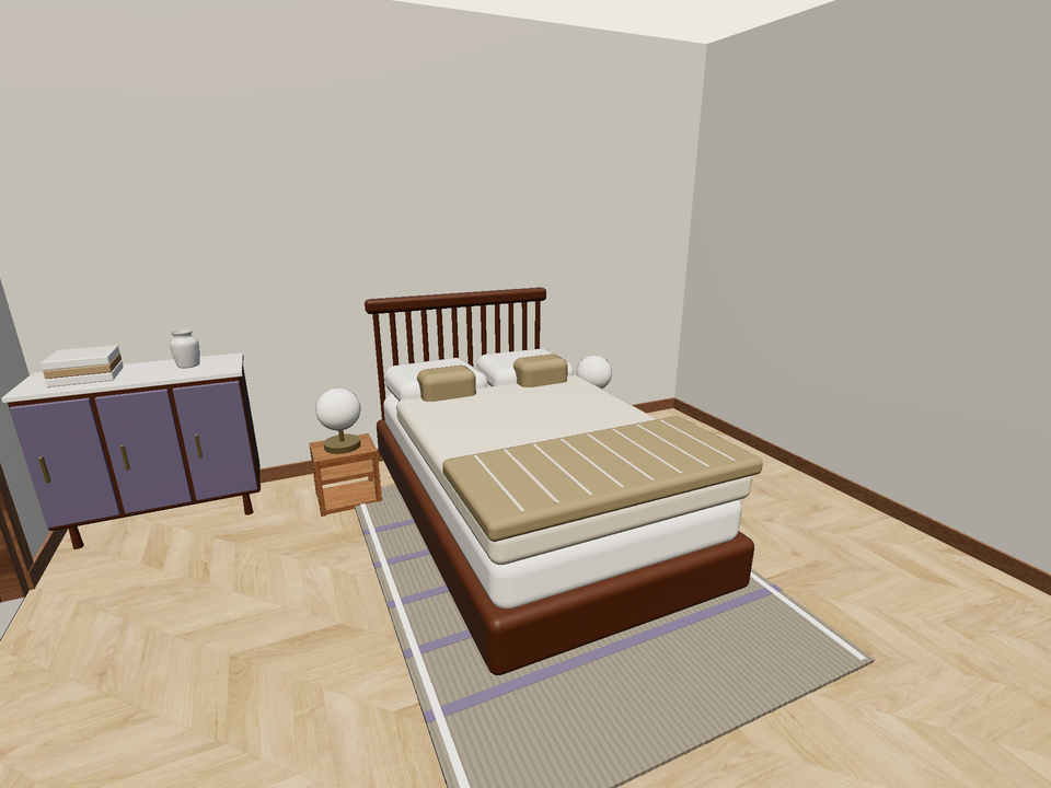 Room 3 (furnished) · Con muebles