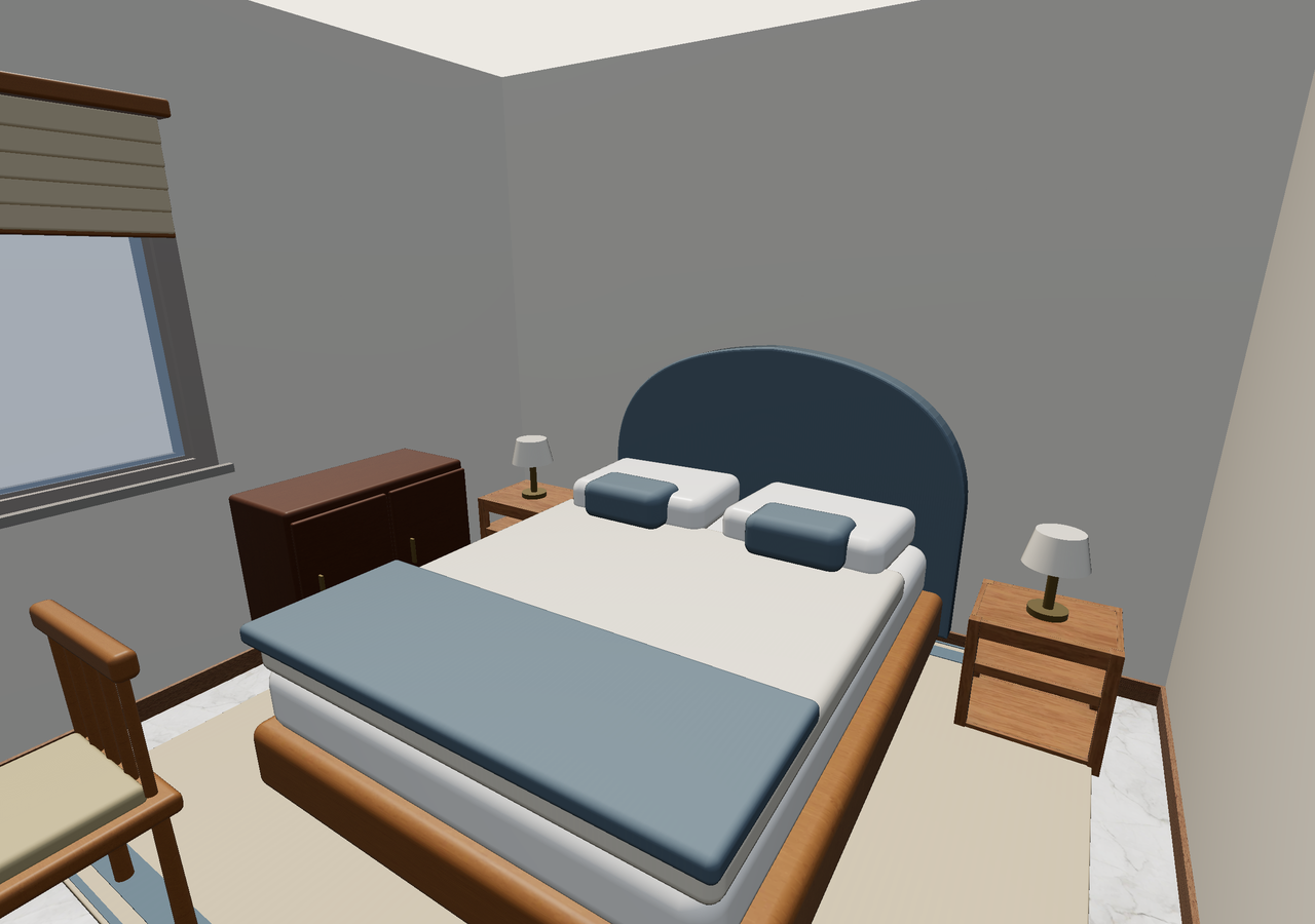 Room 2 (furnished) · Con muebles