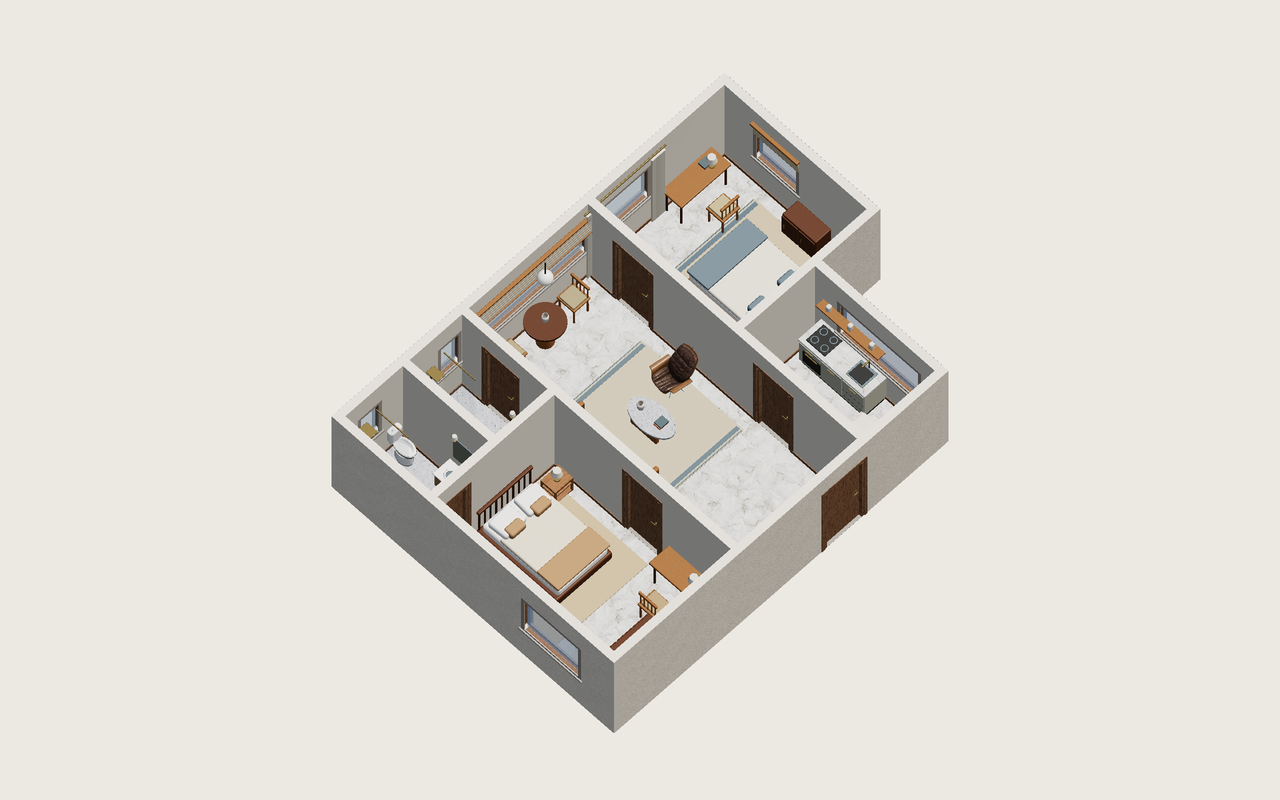 Toda la vivienda · Con muebles
