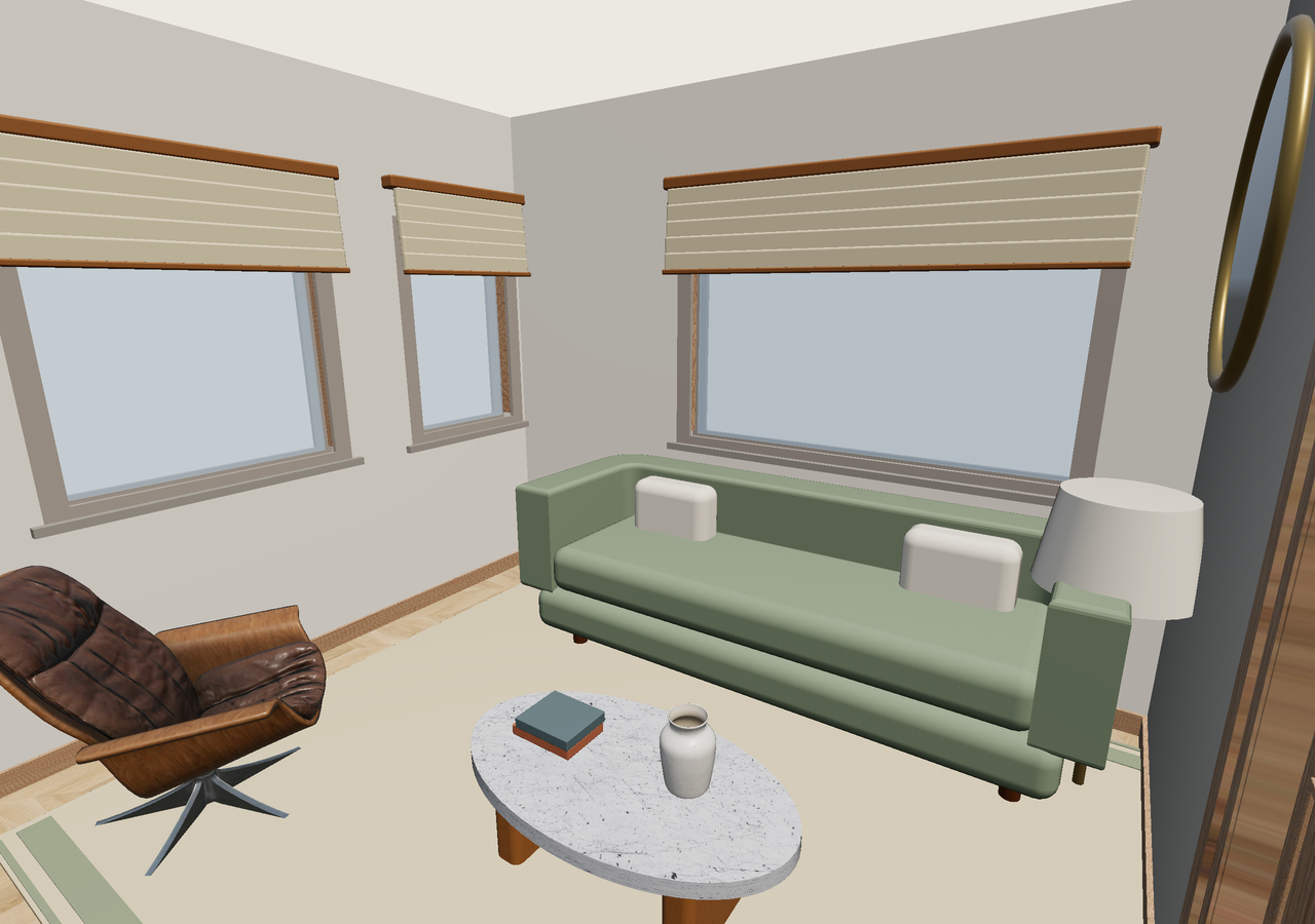 Room 2 (furnished) · Con muebles
