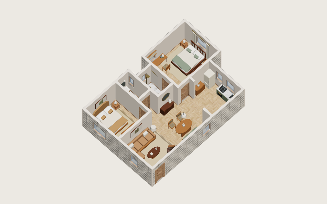 Toda la vivienda · Con muebles