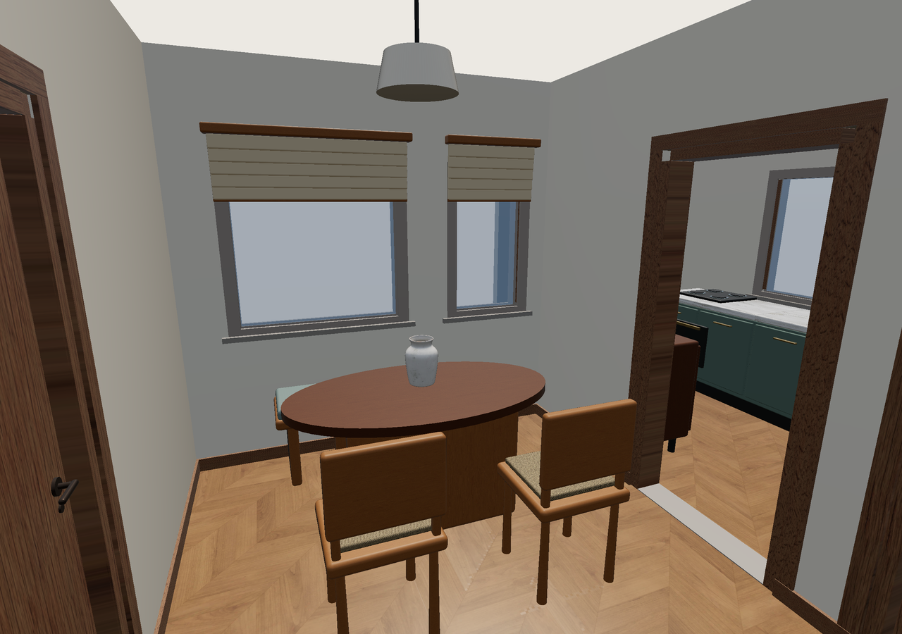 Room 1 (furnished) · Con muebles