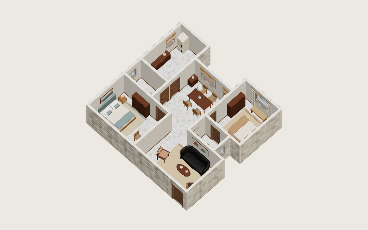 Toda la vivienda · Con muebles