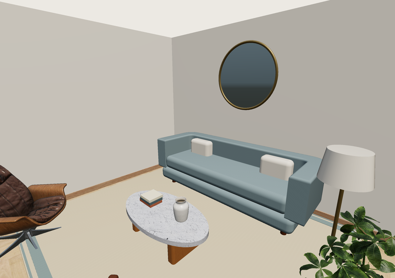 Room 1 (furnished) · Con muebles