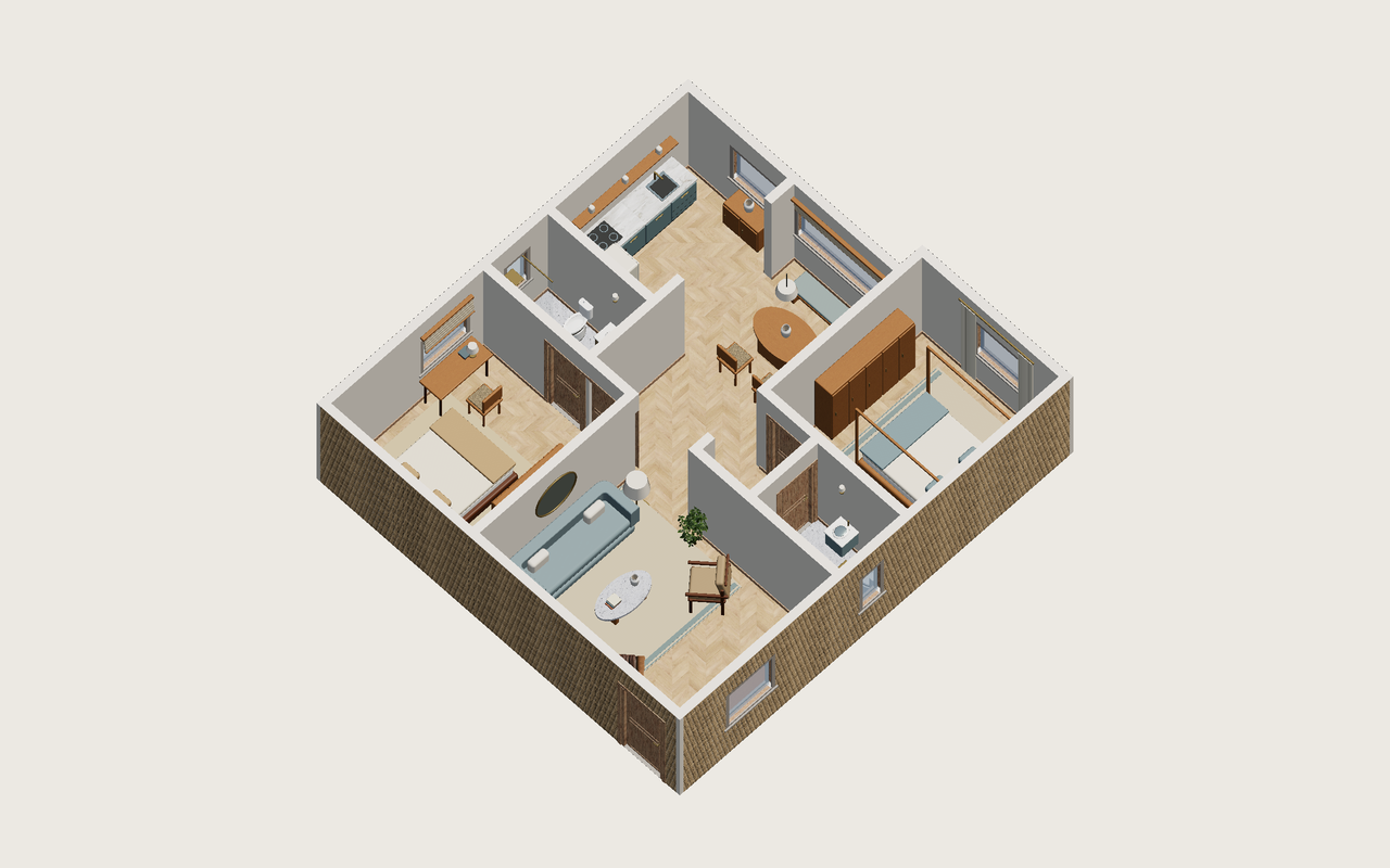 Toda la vivienda · Con muebles