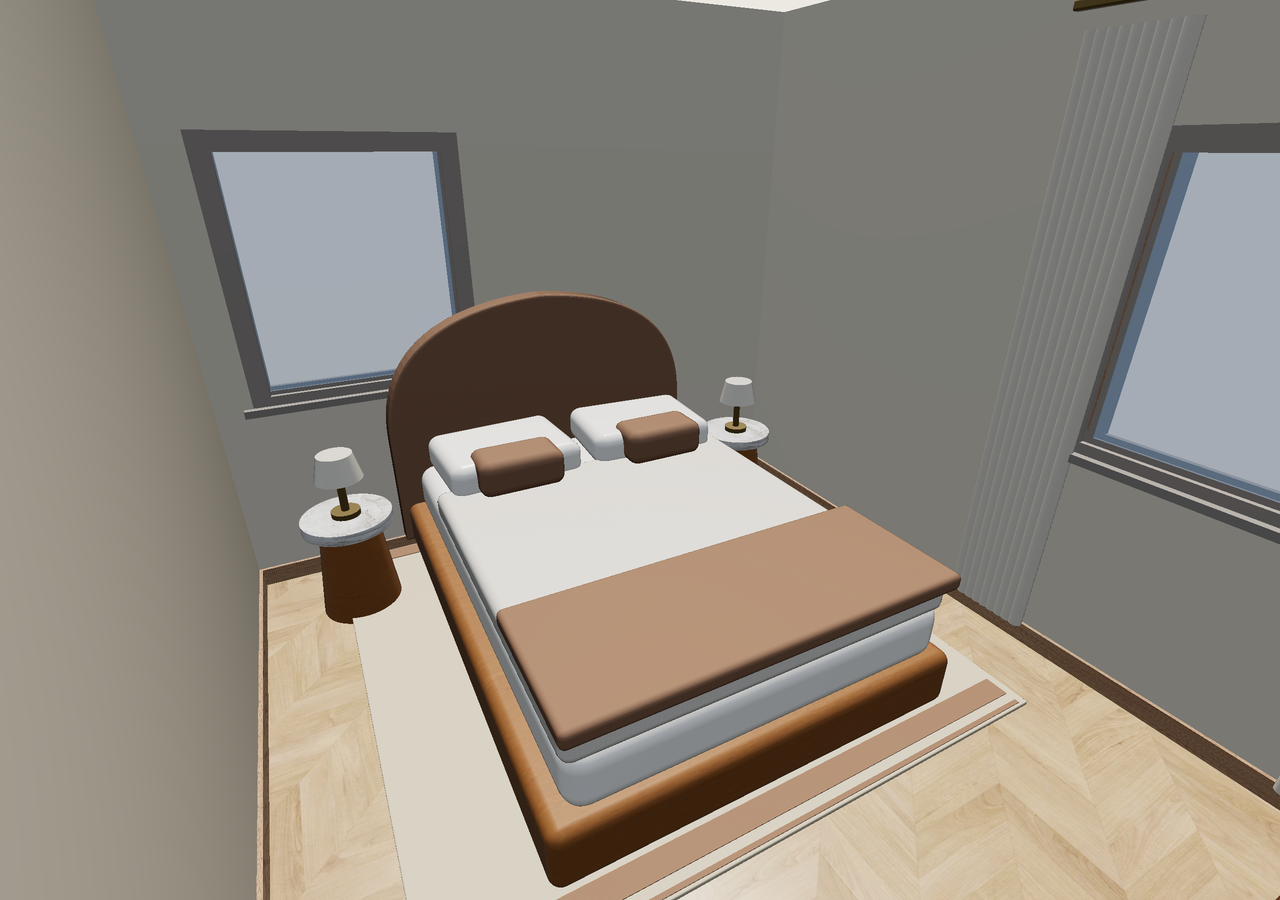 Room 2 (furnished) · Con muebles