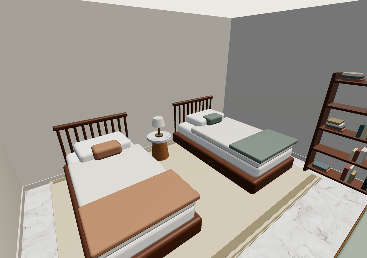 Room 2 (furnished) · Con muebles