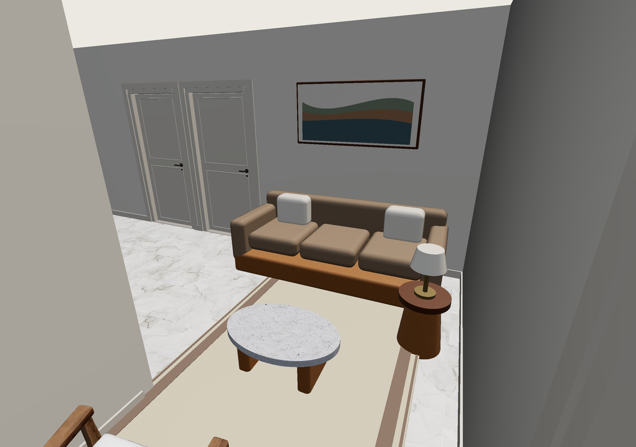 Room 3 (furnished) · Con muebles