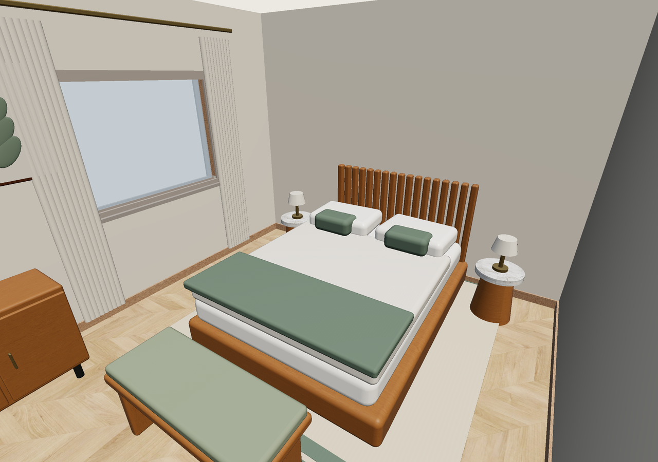 Room 2 (furnished) · Con muebles