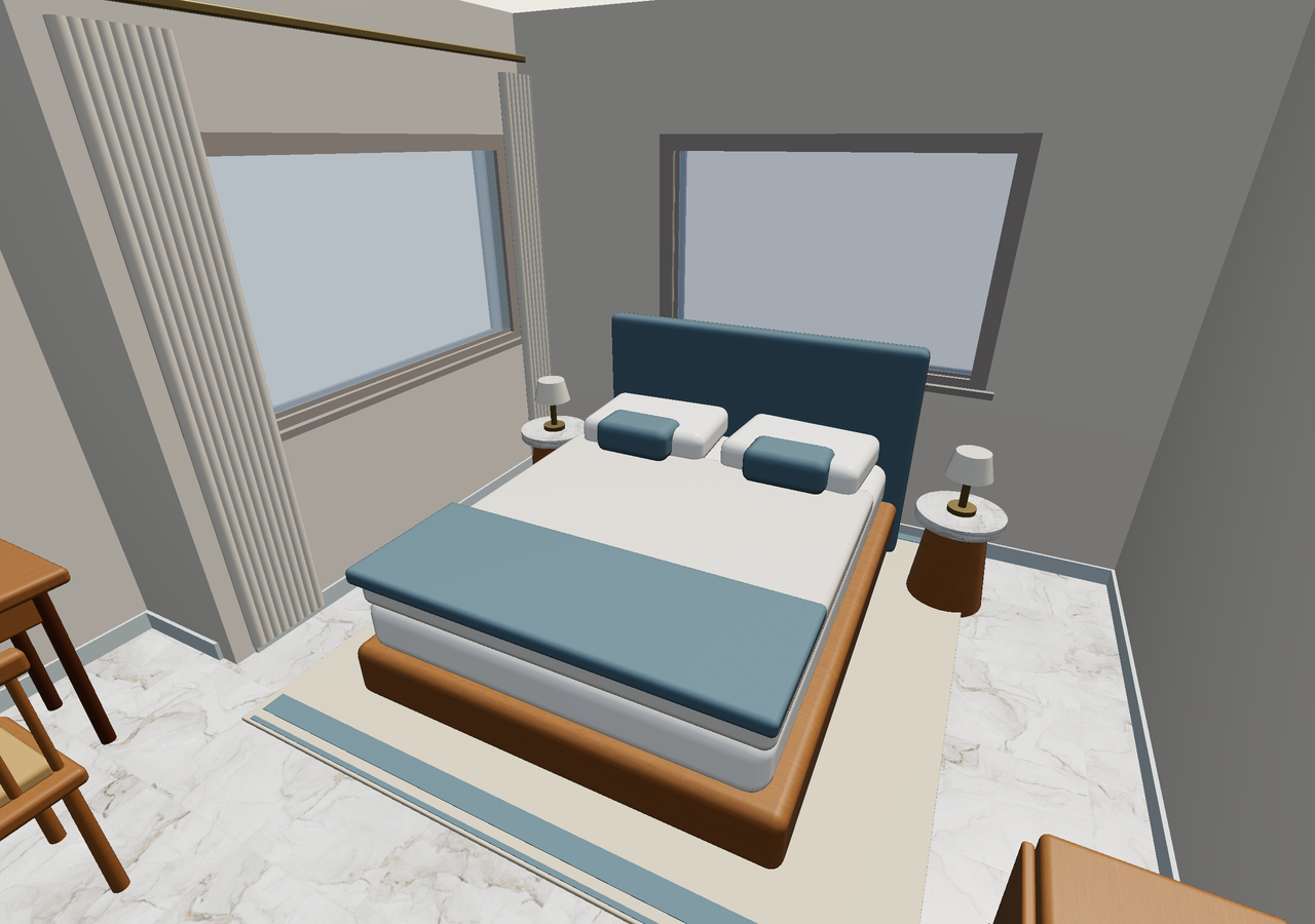 Room 1 (furnished) · Con muebles