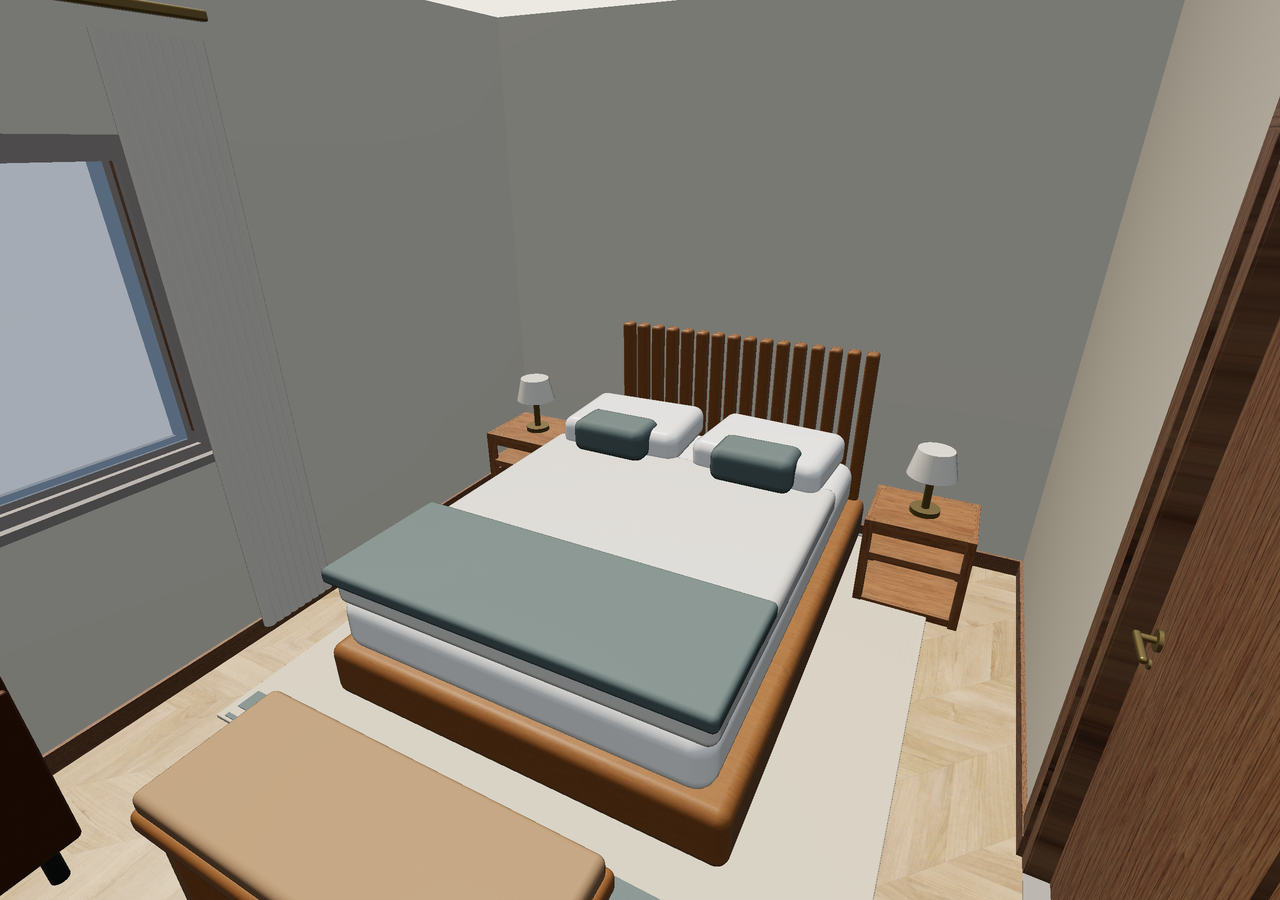 Room 3 (furnished) · Con muebles
