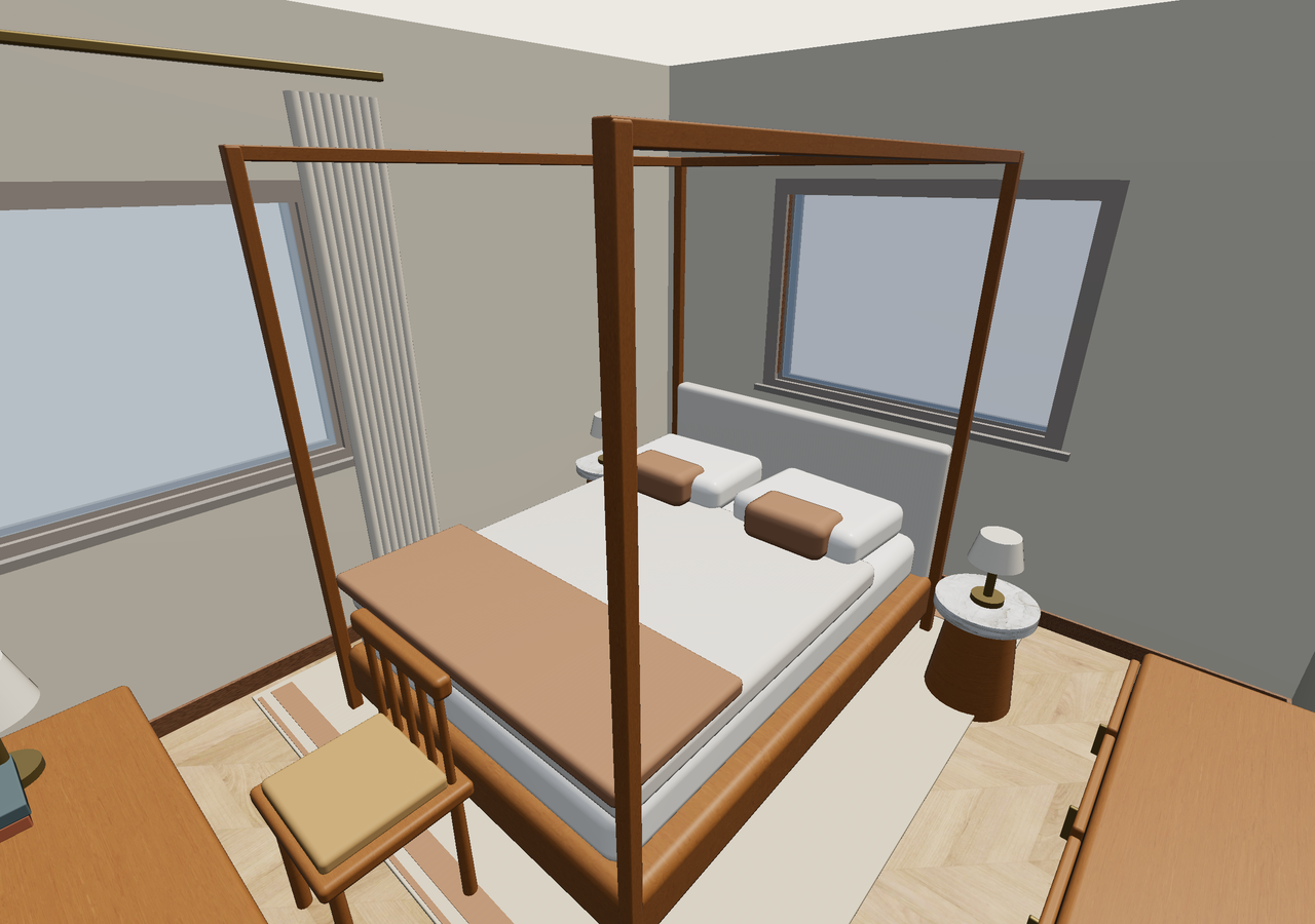 Room 2 (furnished) · Con muebles