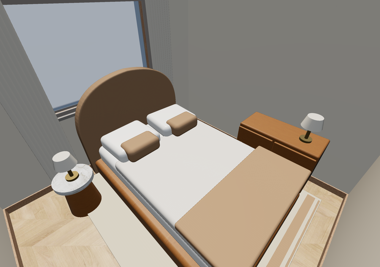 Room 4 (furnished) · Con muebles