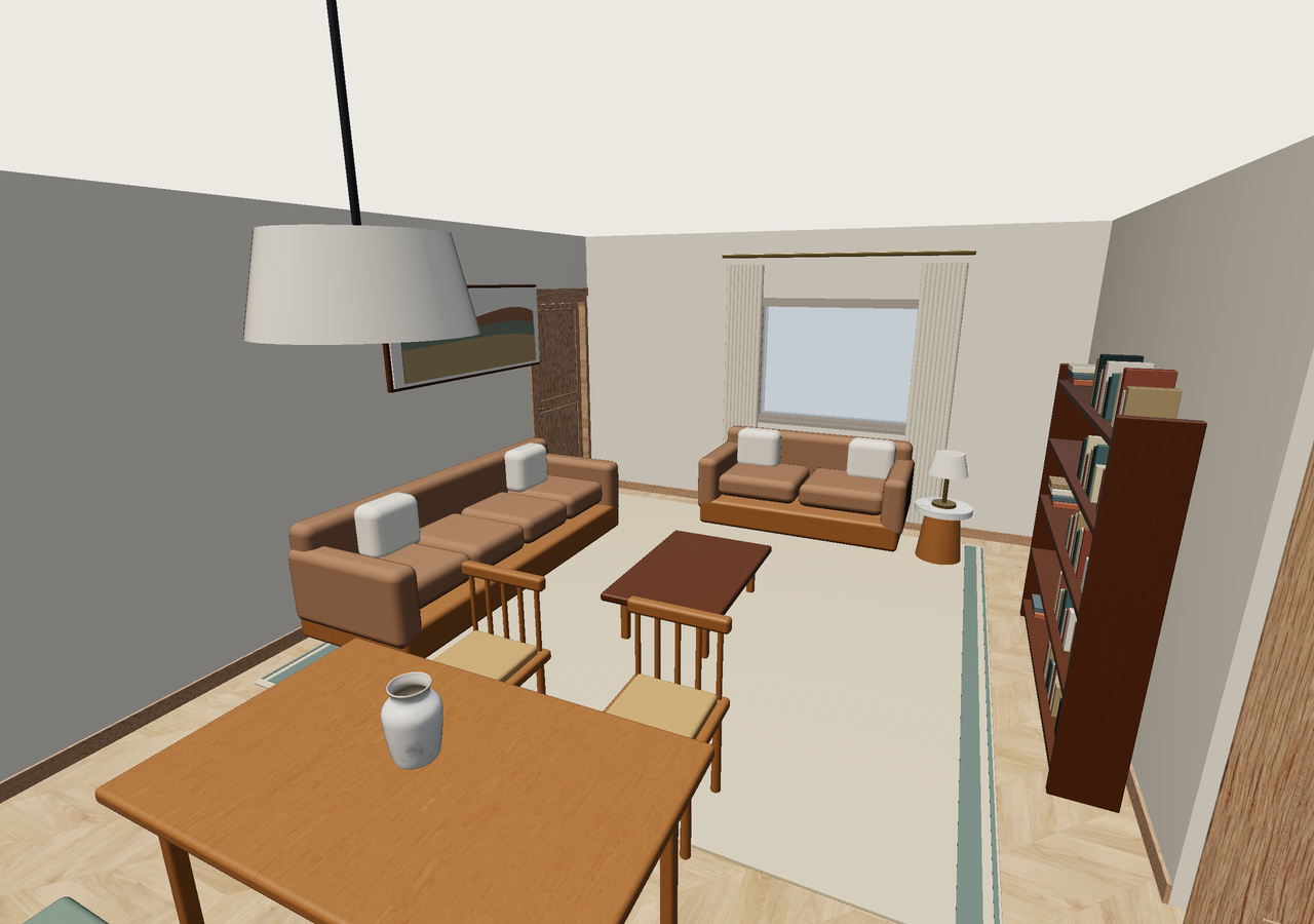 Room 2 (furnished) · Con muebles