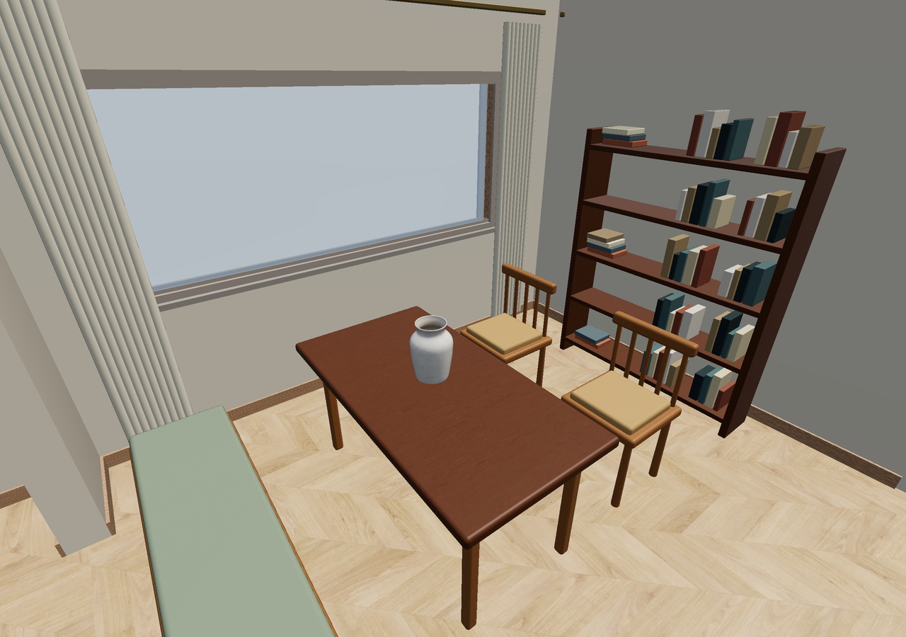 Room 4 (furnished) · Con muebles