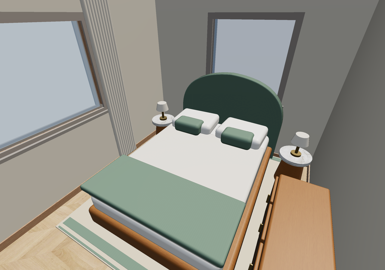 Room 2 (furnished) · Con muebles