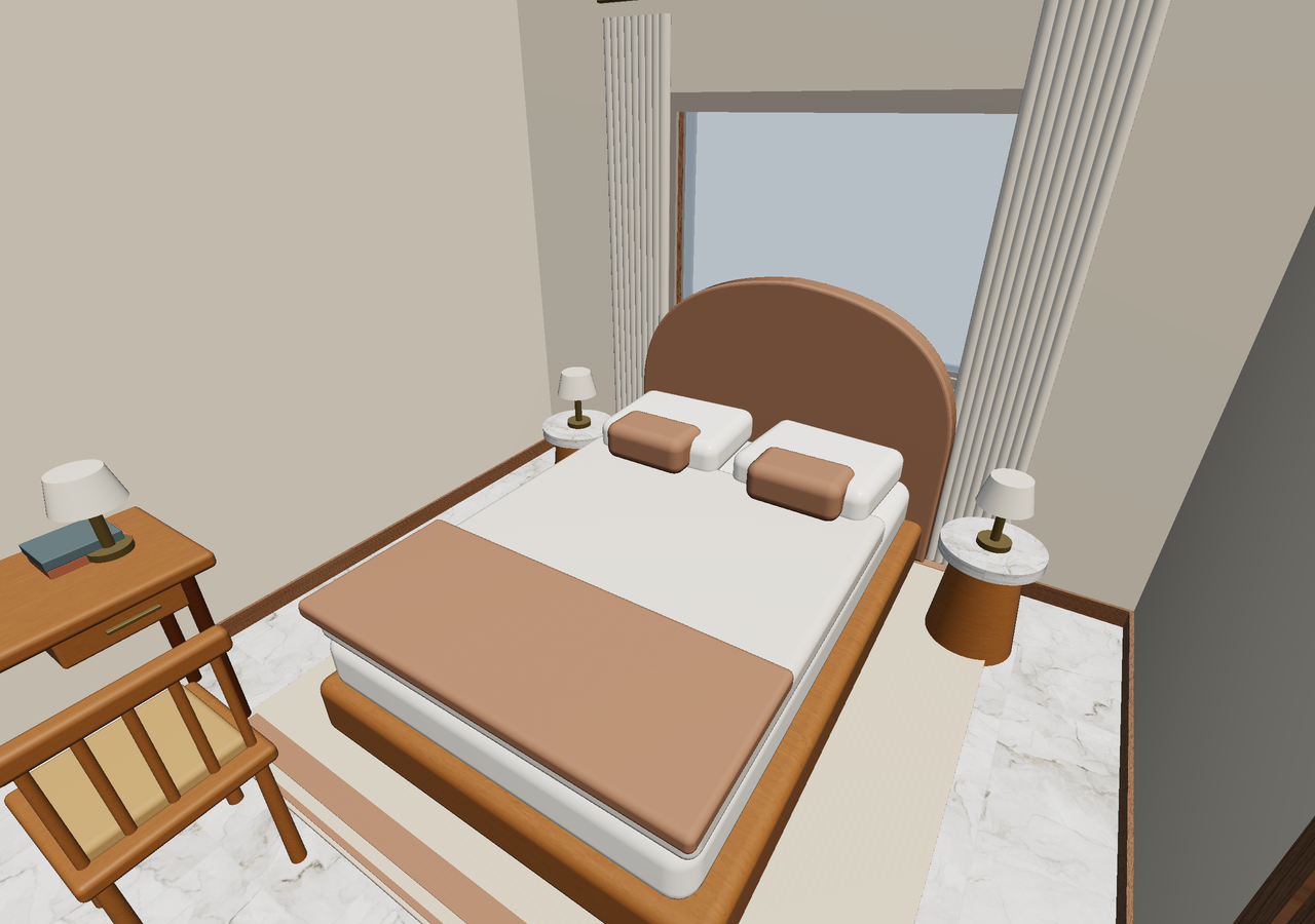 Room 3 (furnished) · Con muebles