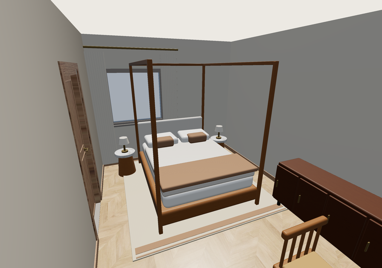 Room 2 (furnished) · Con muebles