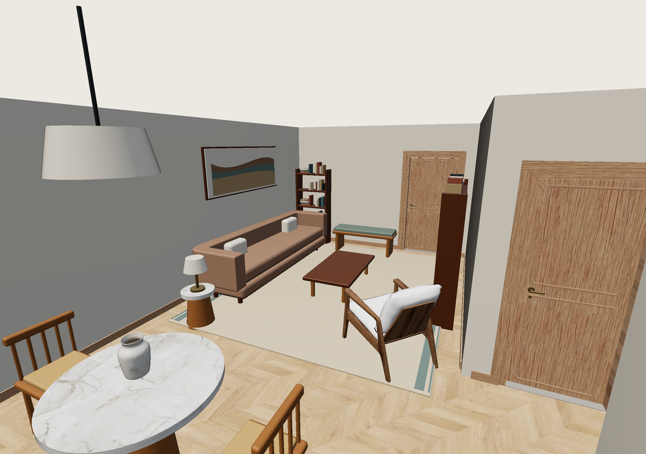 Room 4 (furnished) · Con muebles