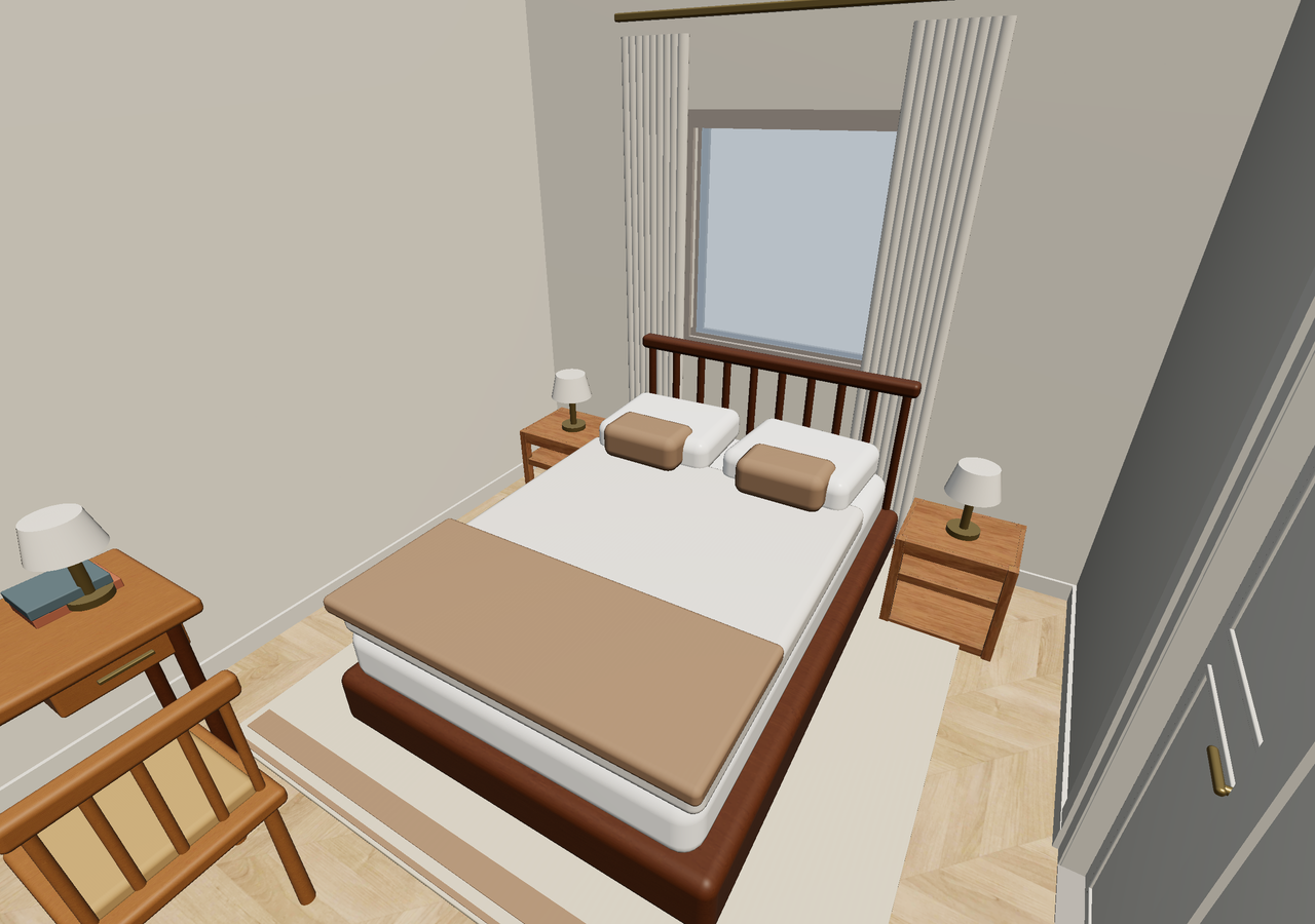 Room 2 (furnished) · Con muebles
