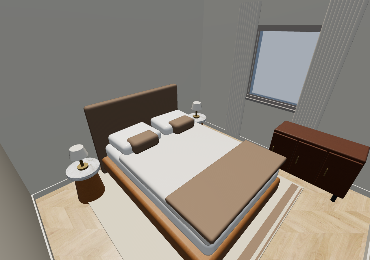 Room 3 (furnished) · Con muebles