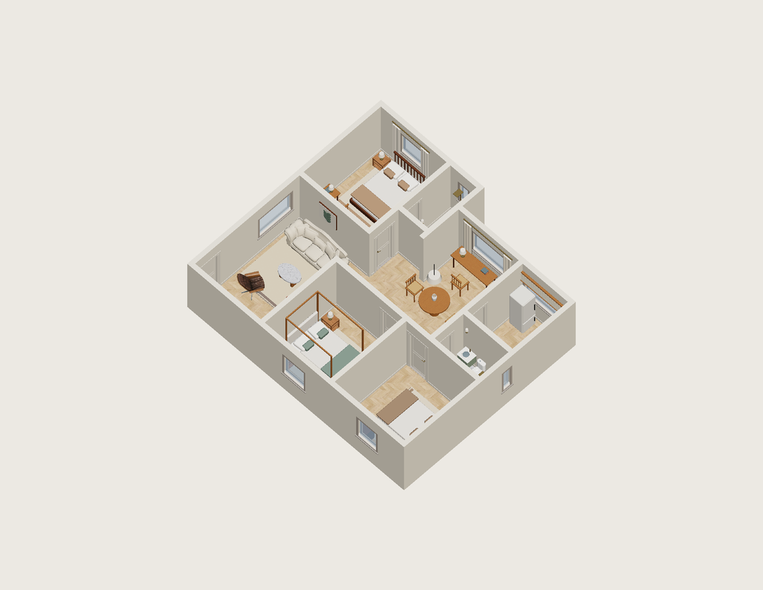 Toda la vivienda · Con muebles