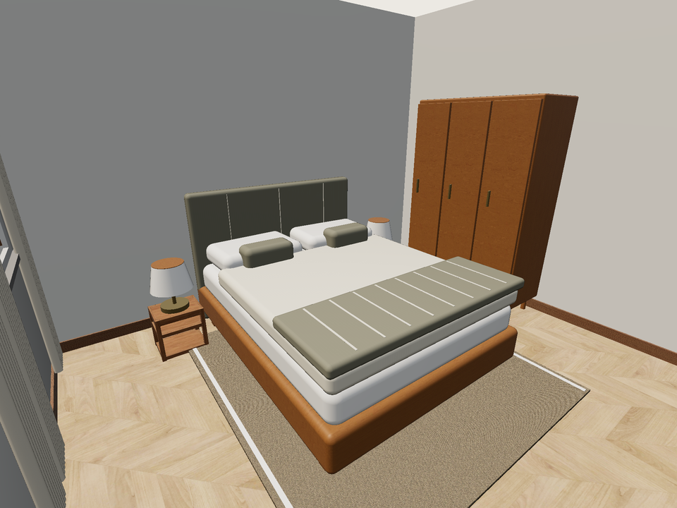 Room 1 (furnished) · Con muebles