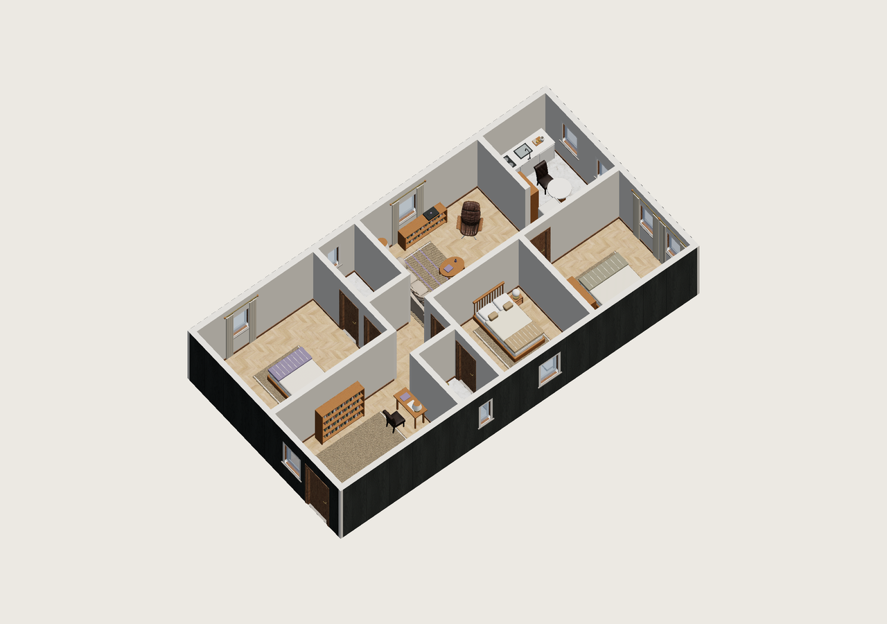 Toda la vivienda · Con muebles