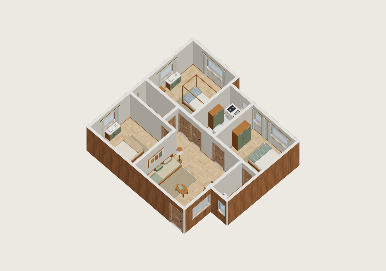Toda la vivienda · Con muebles