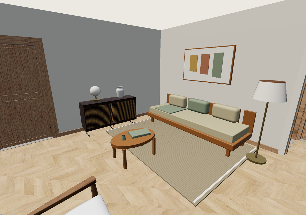 Room 5 (furnished) · Con muebles