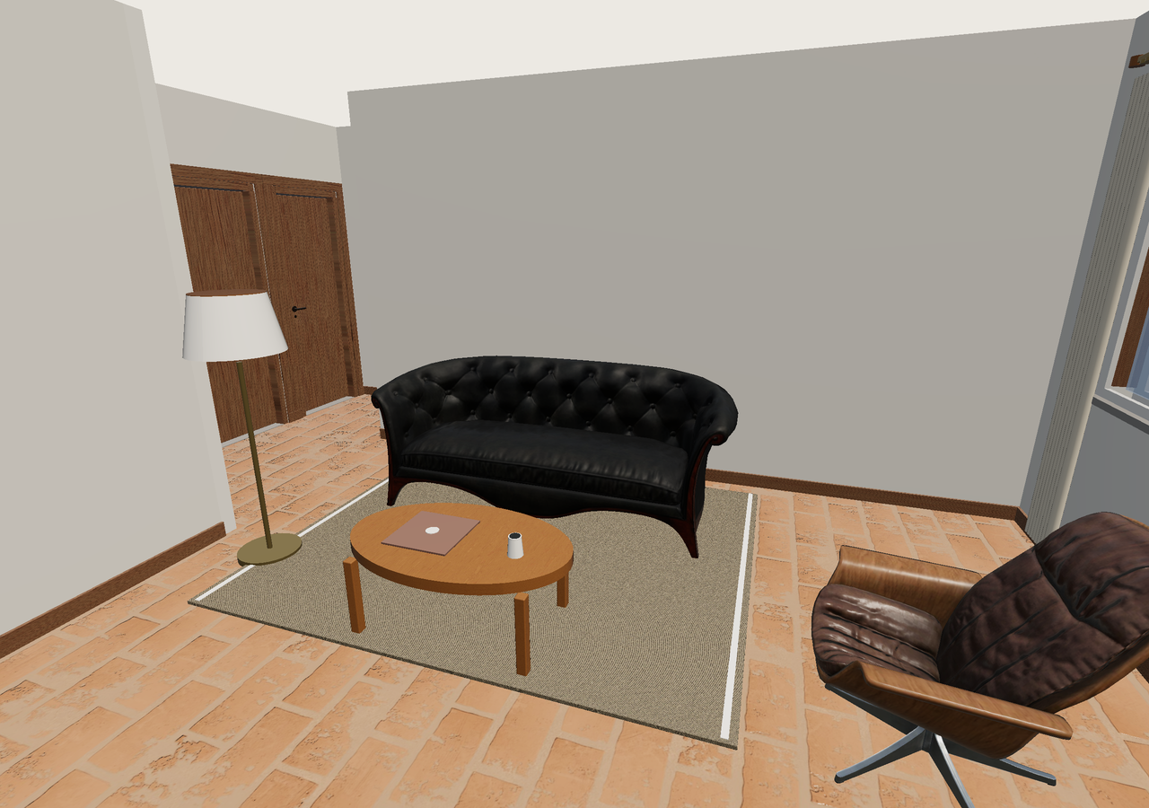 Room 3 (furnished) · Con muebles