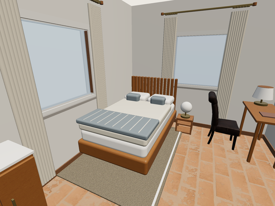 Room 4 (furnished) · Con muebles