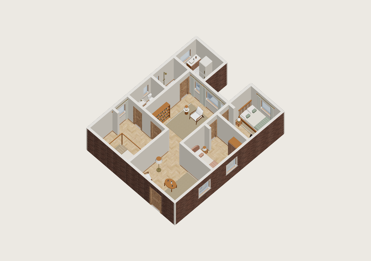 Toda la vivienda · Con muebles