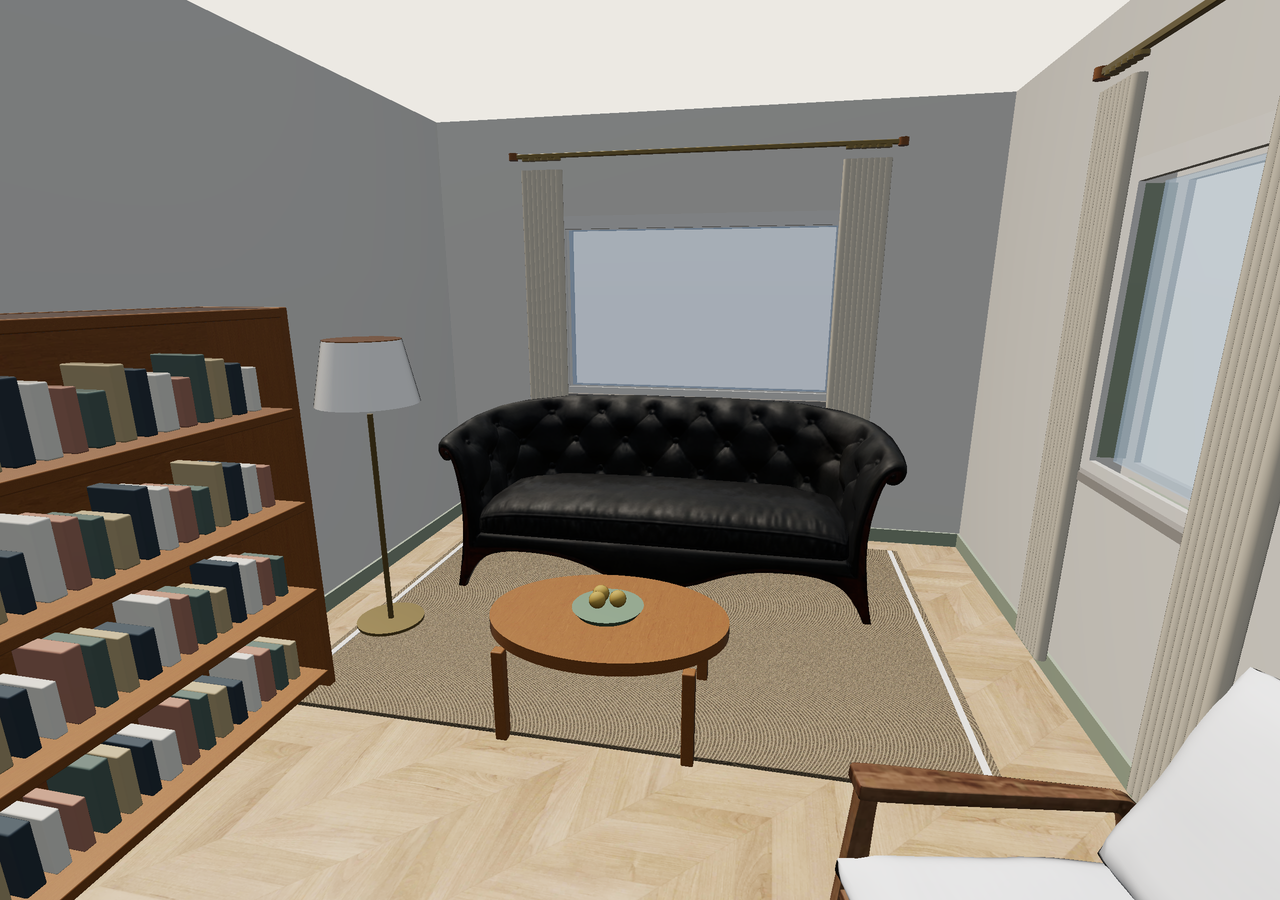 Room 1 (furnished) · Con muebles