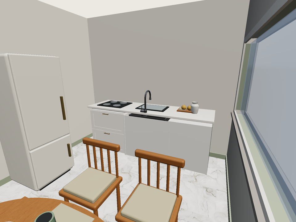 Room 2 (furnished) · Con muebles