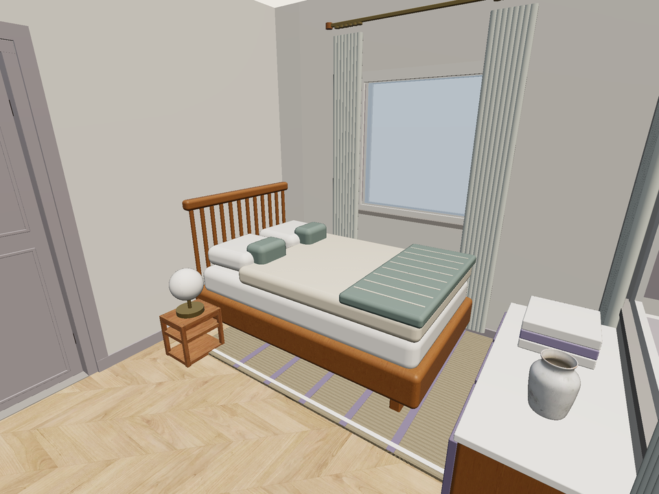 Room 2 (furnished) · Con muebles