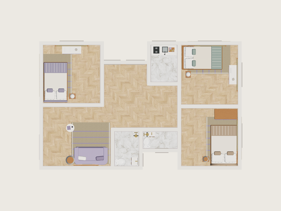 Plano · Con muebles