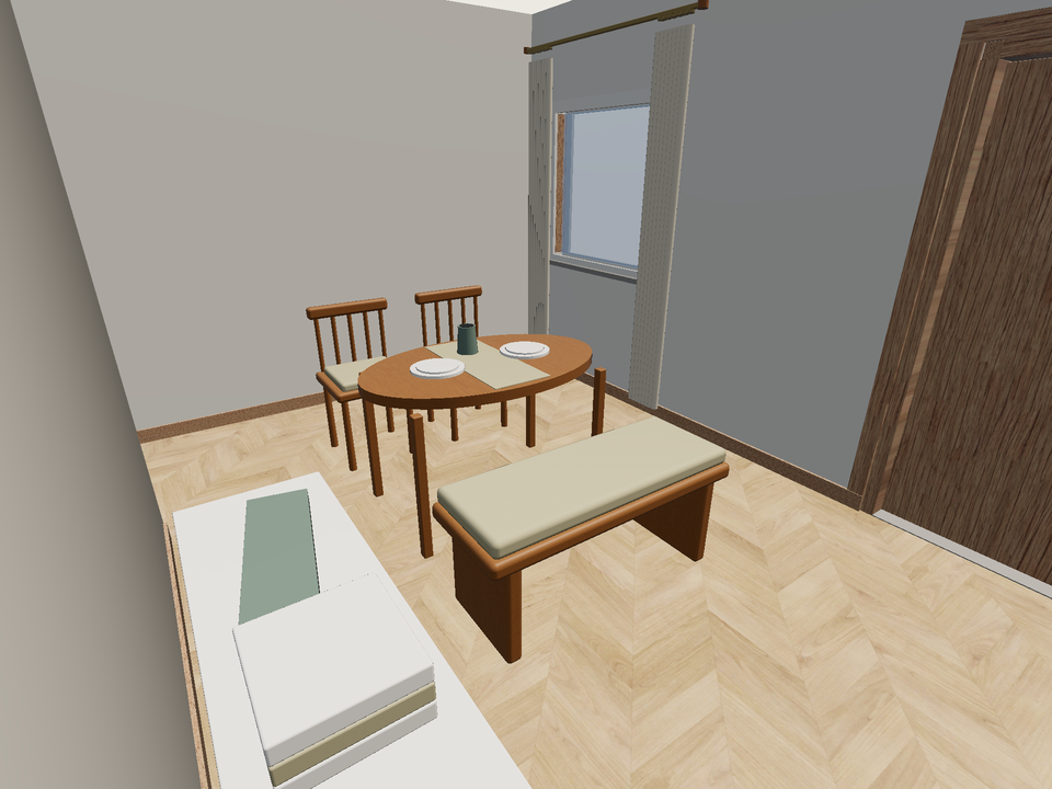 Room 1 (furnished) · Con muebles