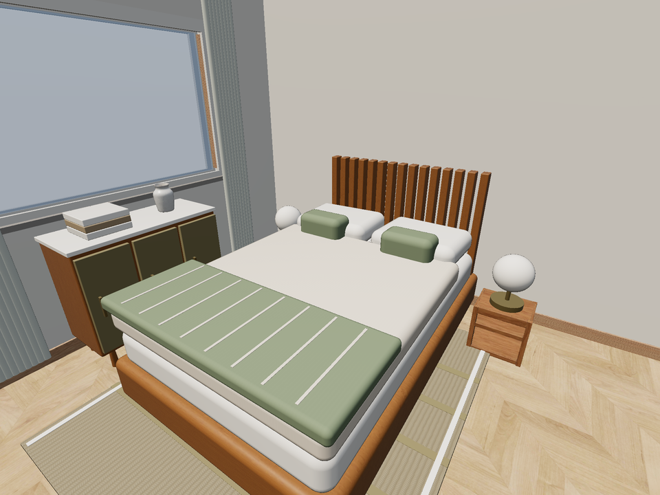 Room 1 (furnished) · Con muebles